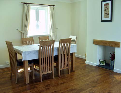The dining room