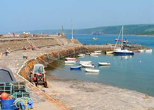 The charming fishing village is within walking distance.