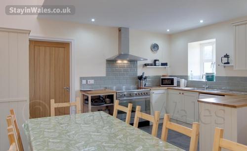 Kitchen-diner with a big dining table which seats 10