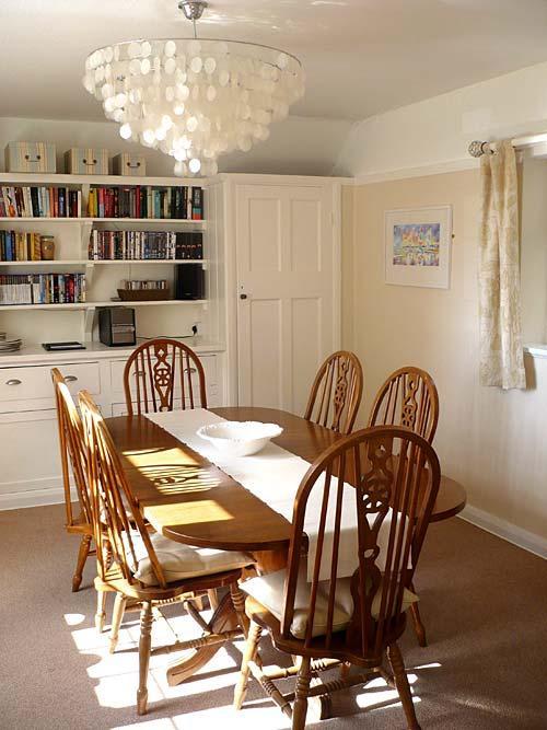 The dining room