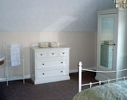 The king size bedroom