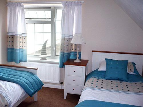 The twin bedroom