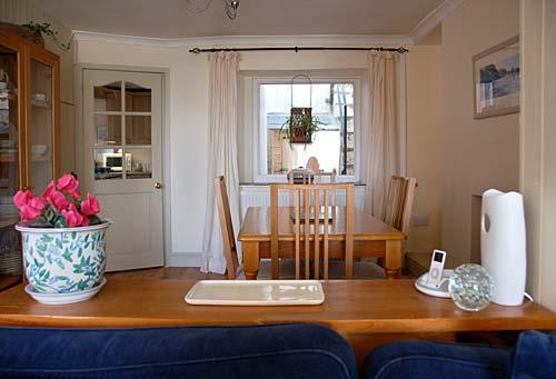 The dining area