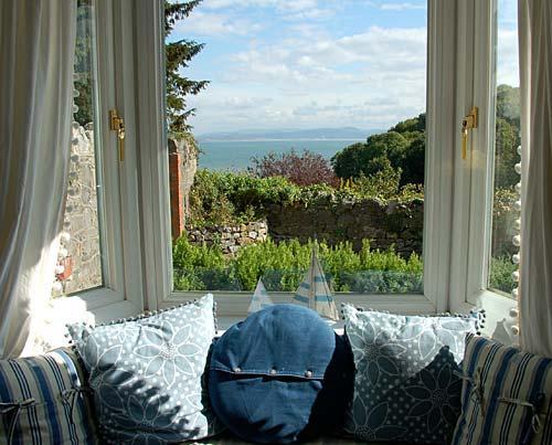 Window seat with far-reaching sea views