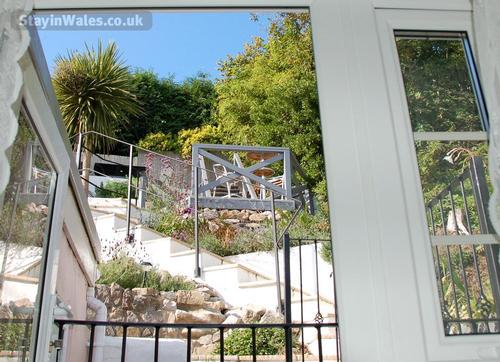 Terraced garden from twin room