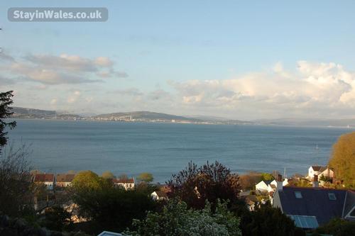 Panoramic view from Cockleshell Cottage