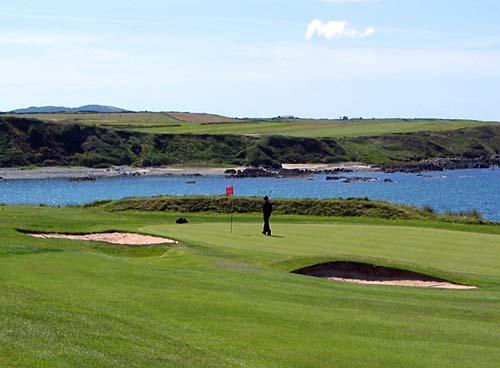 The championship golf course at Morfa Nefyn on the Llyn Peninsula.