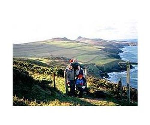 The Pembrokeshire coast seen from above Penberry