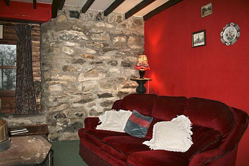 The living area Blaenpant Cottage