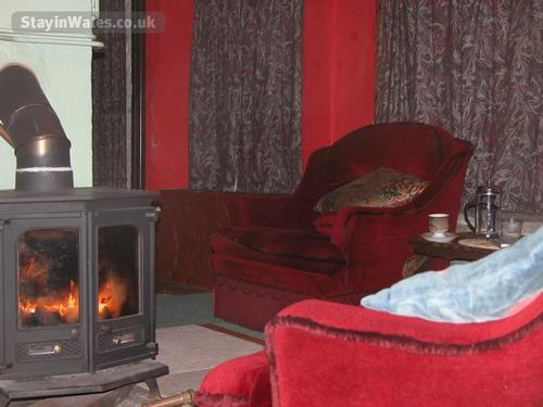 Cosy evening beside the wood stove