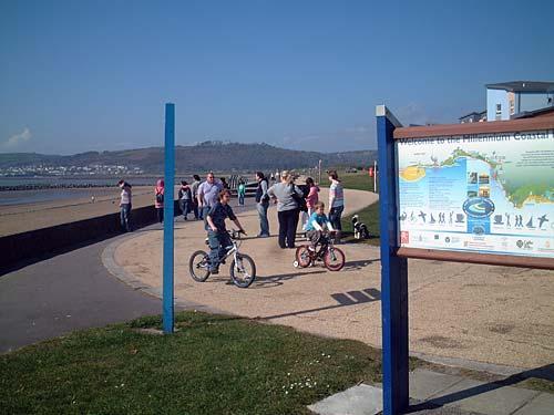 Traffic-free cycling on the Millennium Coastal Path