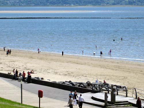 The beach at Millennium Quay