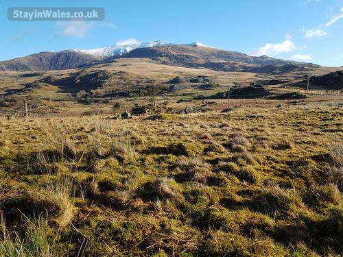 View of Mt Snowdon from Garden