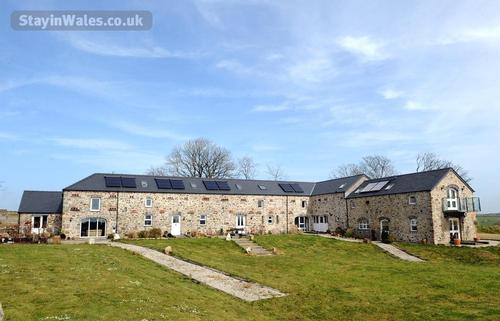 Front of the barns