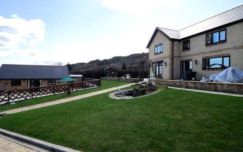 Winchfawr Lodge is adjacent to the owners house
