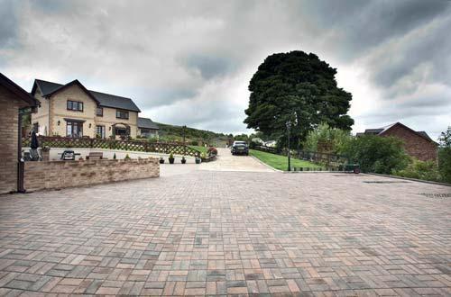 View from Lodges on to grounds and proprietors home.
