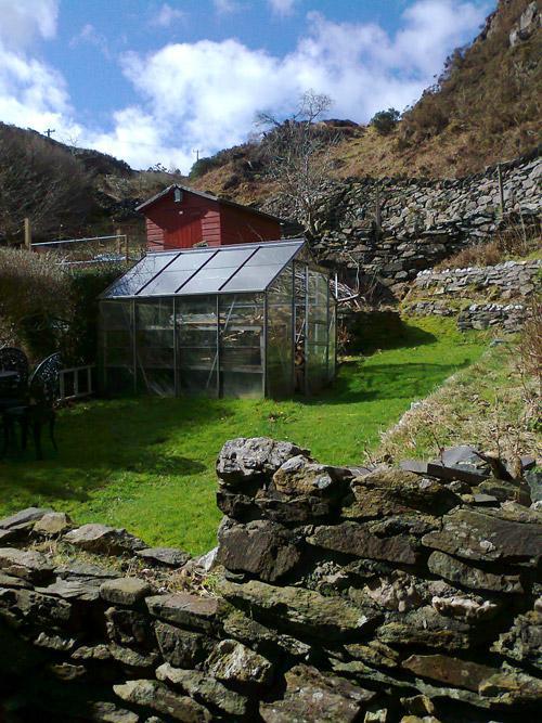 The rear garden