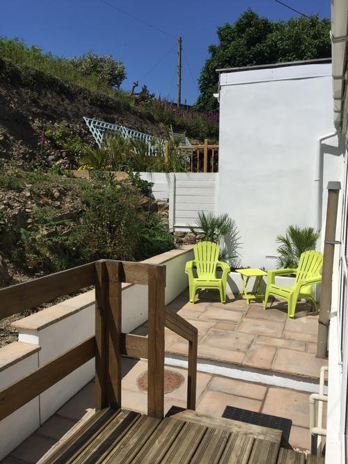 Balcony and patio area