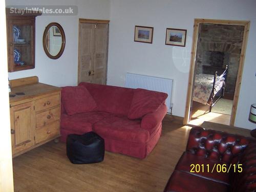 the lounge and main bedroom
