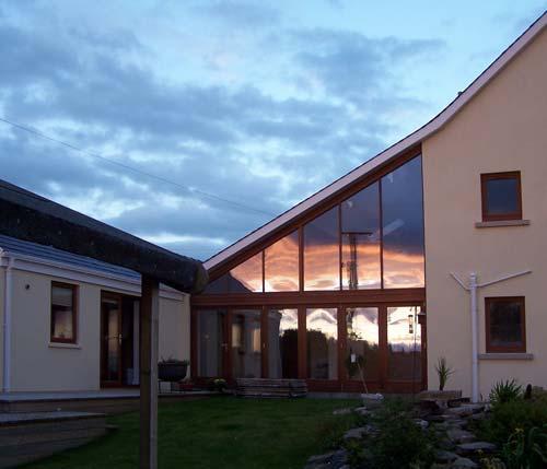 Sunset over Hen Beudy