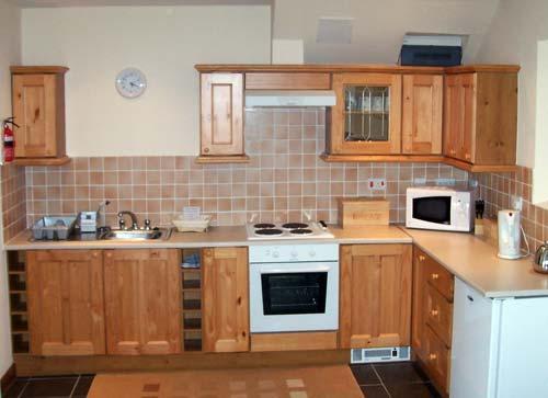 The modern, well equipped kitchen