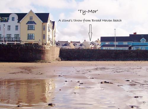 Ty-Mor is a short, level walk to Broad Haven''s Blue Flag beach.