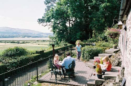 Patio outside the Coach House