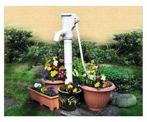 Old water pump in the garden