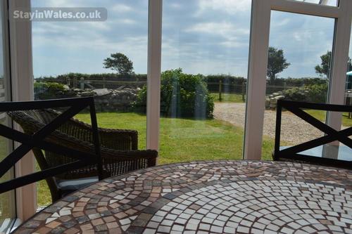 Bwthyn - aspect from the conservatory