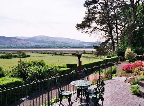 Sea view from garden terrace