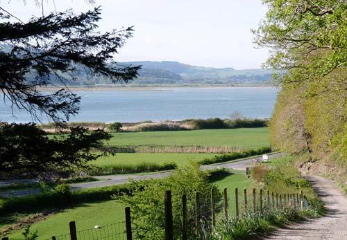 The road leading up to Gogarth Hall