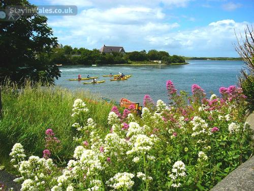 Kayaks on the inland sea
