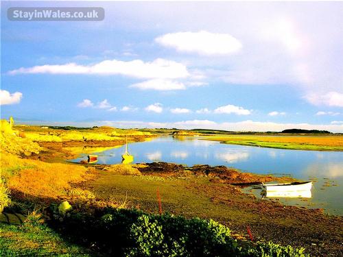 View at low tide