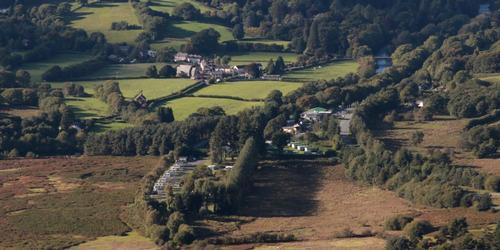 The Pines is in a rural setting in the Wye Valley.