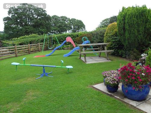 The enclosed children''s play area