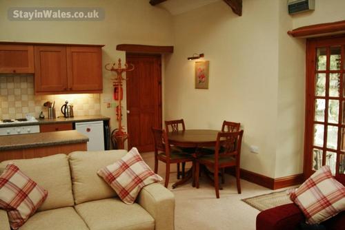 Living Room showing the dining table