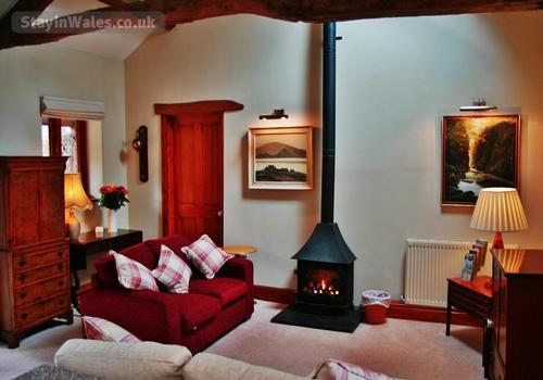 The sitting area of the living room