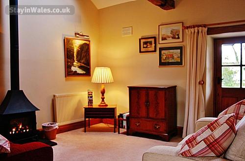 The sitting area of the living room