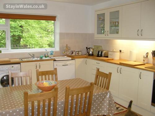 kitchen diner with view