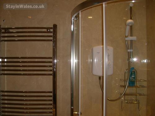 Upstairs bathroom shower