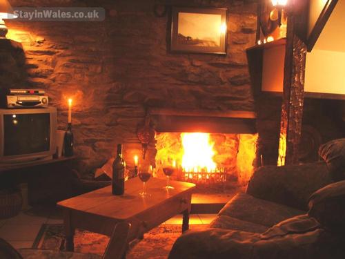 Curl up in front of the cosy log fire