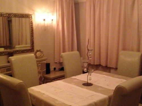 The dining room