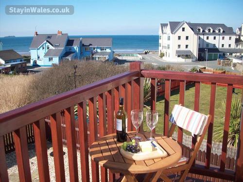 Sea view from the balcony