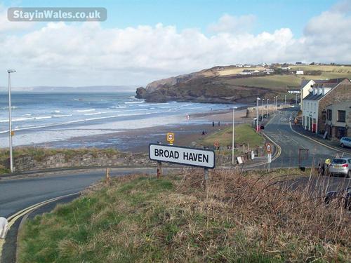 A view over Broad Haven from the Little Haven road