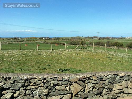 Sea view from the caravan