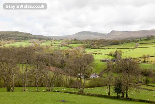 Stunning views of the Black Mountain from the patio