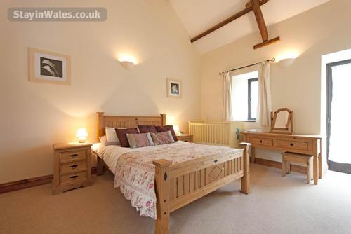 The ground floor double bedroom