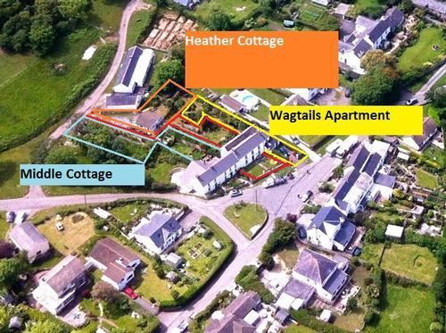 Aerial View of Llanmadoc and Heather Cottage