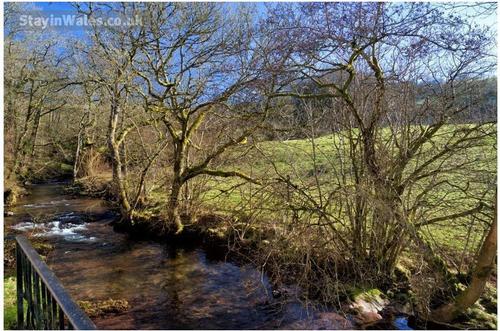 Beautiful view of the river from the balcony