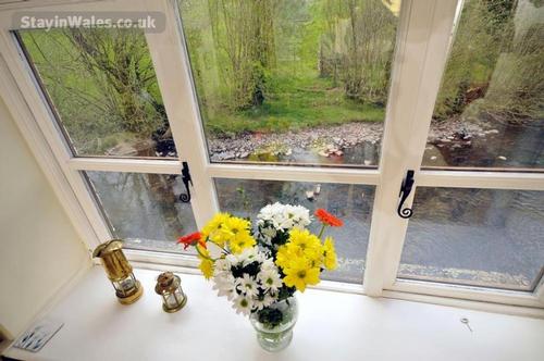 Beautiful view of the river from the living room window